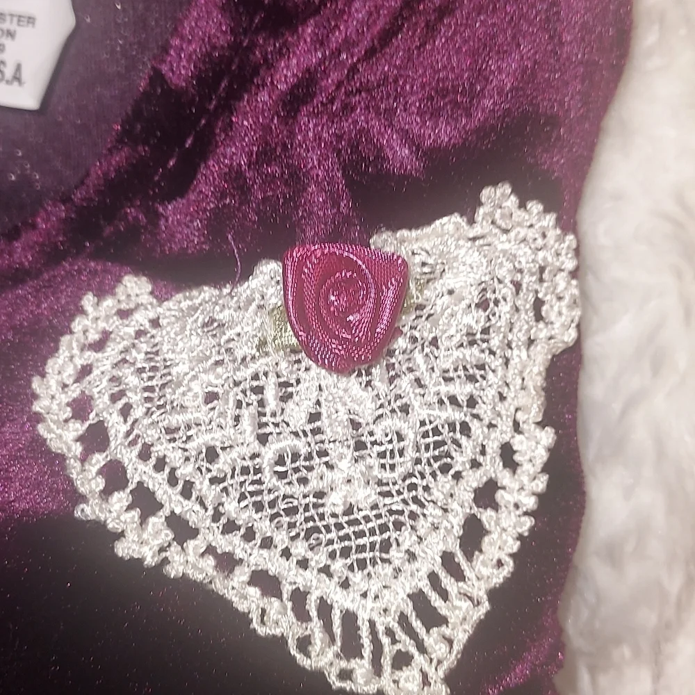 Vintage Elegant Purple Velvet 3T Dress